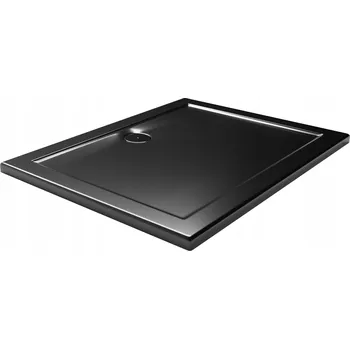 Sprchová vanička Sprchová vanička Laminart Patrick slim černá obdélníková 100 x 90 cm