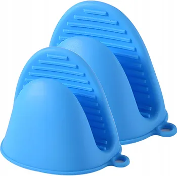 Chňapka Silikonová kuchyňská chňapka Retoo modrá 2 ks