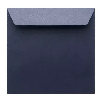 Obálka Metalická (perleťová) obálka tmavě modrá 155x155mm PS