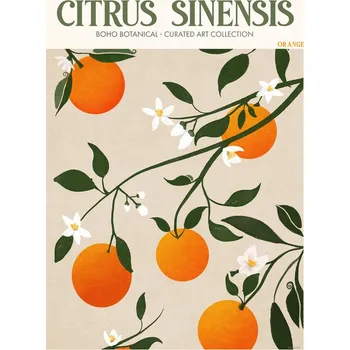 Plakát Plakát, Obraz - Orange Elegance, Emel Tunaboylu