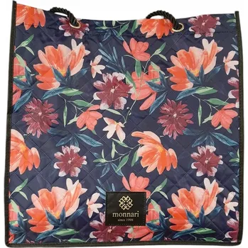 Kabelka Monnari shopper kabelka polyester modrá