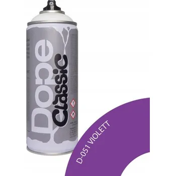Barva ve spreji Dope Classic Dekorativní Graffiti Barva ve spreji 400ml 051-Fialová