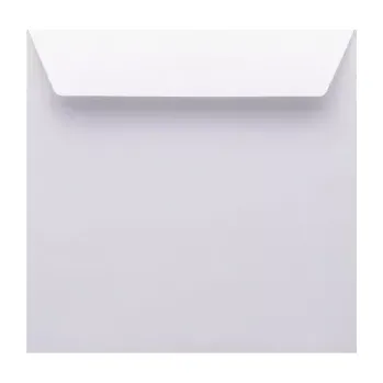Obálka Metalická (perleťová) obálka bílá 155x155mm PS