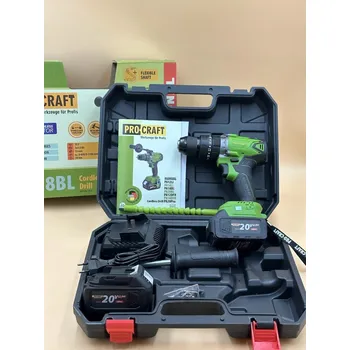 Vrtačka Aku Vrtačka PROCRAFT 20V 2x4,0Ah 50Nm PA18BL pouzdro