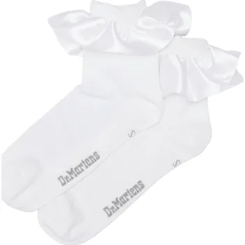 Pánské ponožky Ponožky z Dr. Martens - Ponožky se saténovým volánkem - Ženy - bílá