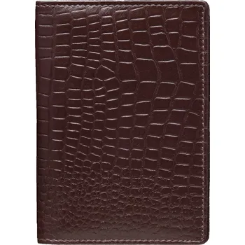 Peněženka Koruma kožená peněženka z lícové hovězí kůže hnědá - unisex