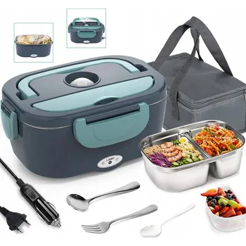 Svačinový box Elektrický Ohřívací Box na Jídlo 1.5L, Vyhřívaný Obědový Box, Nádoba 60W