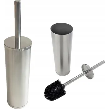 WC štětka Závěsná WC štětka do KOUPELNY s víkem z Nerezová Ocel INOX