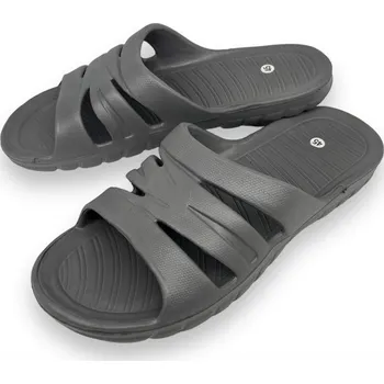 Dámské pantofle Kembo Dámské šedé pantofle 02 Barva: Šedá, Velikost: 38