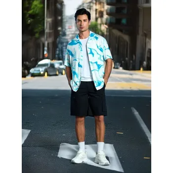 Sinsay - Kraťasy cargo - černá - 185AW-99X - 185AW-99X-28