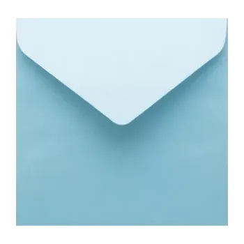 Obálka Metalická (perleťová) obálka modrá 155x155mm