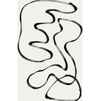Plakát Plakát, Obraz - Curved Monochrome Paths, THE MIUUS STUDIO