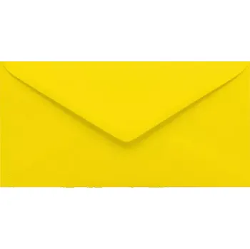 Obálka Poštovní obálka žlutá DL (110x220mm)