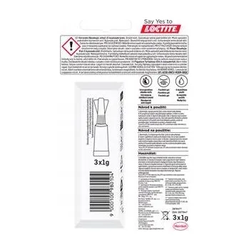 Průmyslové lepidlo Henkel Loctite Super Bond Power Gél Mini Trio 3x1 g