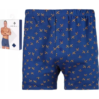 Pánské spodní prádlo Volné Pánské Boxerky Slipy Barevné Šortky Pohodlné Bavlněné MORAJ 3XL