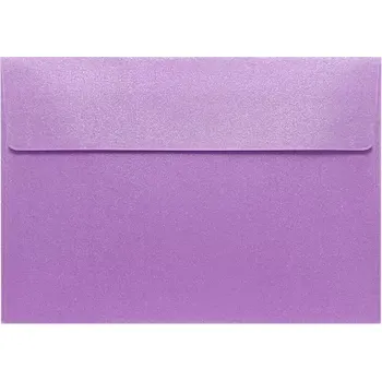Obálka Metalická (perleťová) obálka fialová (šeříková) C6 (114x162mm) PS
