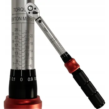 Klíč MOMENTOVÝ KLÍČ 1/4 PALCE MOMENTOVÝ PŘESNÝ OCEL CRV 5-25 NM