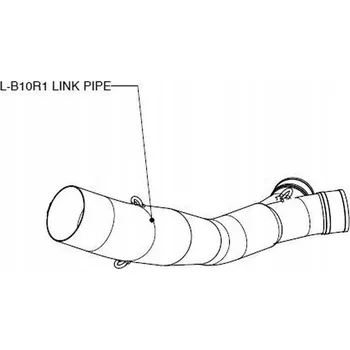 Výfuk pro motocykl Výfukové svody AKRAPOVIC L-K7SO2 Nerezová ocel