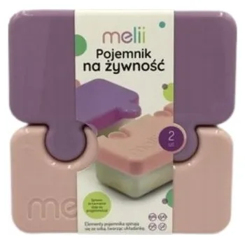 Dóza na potraviny Melii Nádoba na potraviny 2 ks růžová