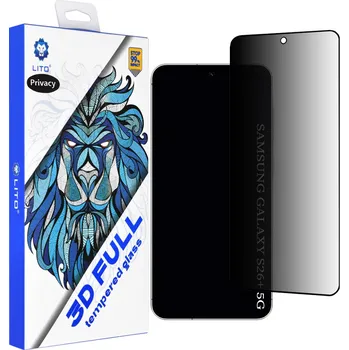 Lito privátní 3D ochranné sklo na celý displej pro Samsung Galaxy S26 Plus