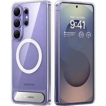 Pouzdro na mobilní telefon Torras Pstand pro Samsung Galaxy S26 Ultraprůhledný