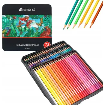 Pastelka Umělecké pastelky 72 barev v kovovém pouzdře – Prémiová sada