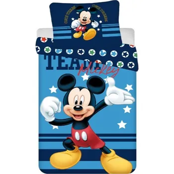 Povlečení Jerry Fabrics Oboustranné bavlněné povlečení MICKEY MOUSE