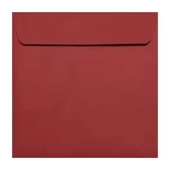 Obálka Poštovní obálka tmavě červená 155x155mm PS