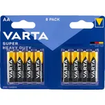 Varta Zinko-uhlíkové baterie Super Heavy Duty AA 8 ks
