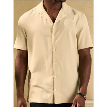 Pánská košile Sinsay - Košile - béžová - 9930S-80X - 9930S-80X-S