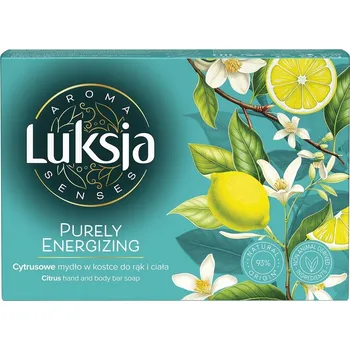 Koupelová kosmetika Luksja Aroma Senses Purely Energizing Citrusové mýdlo v kostce 90g