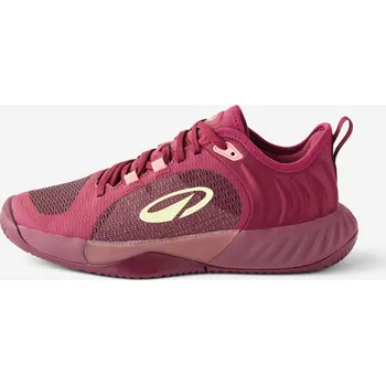 Dámská tenisová obuv KUIKMA Dámské tenisové boty na antuku Unrupt Team 42 FIALOVÁ|RŮŽOVÁ|ŽLUTÁ