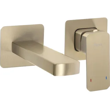 Vodovodní baterie Podomítková vanová baterie REA Arlo Brush Gold