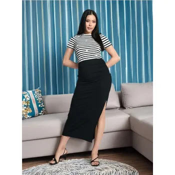 Sinsay - Pruhované tričko - vícebarevná - 8177J-MLC - 8177J-MLC-XXS-1