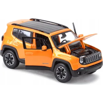 autíčko MAISTO JEEP RENEGADE ORANŽOVÝ 1:24 NOVÝ KOVOVÝ MODEL 31282