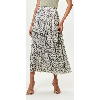 Oblečení a móda Sinsay - Midi sukně se zvířecím vzorem - vícebarevná - 480CH-MLC - 480CH-MLC-XXS
