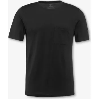 SIMOND Pánské tričko s krátkým rukávem 100 % z vlny merino Merino 100% M ČERNÁ