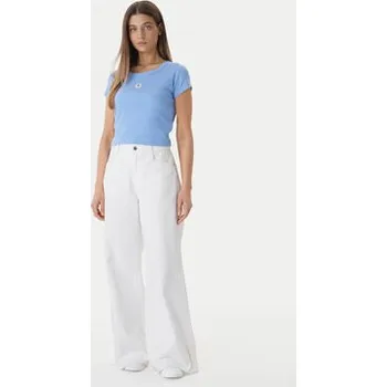 Pánská móda Calvin Klein Jeans T-Shirt LV047C200G Modrá Regular Fit XS