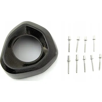 Výfuk pro motocykl Koncovka výfuku Akrapovic V-EC347 Carbon Vespa GTS / GTV / Sei Giorni