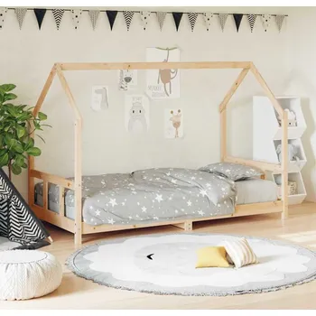 Dětská postel vidaXL Dětská postel 90 x 200 cm masivní borové dřevo [835718] Barva: Přírodní