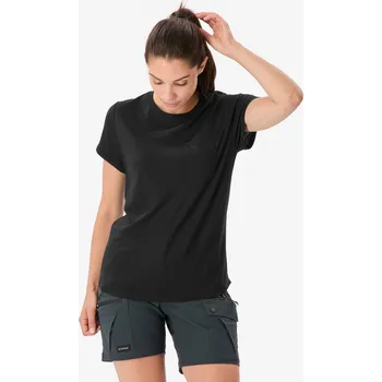 Dámské tričko SIMOND Dámské tričko s krátkým rukávem 100 % z vlny merino 2XL ČERNÁ