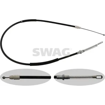 Lanko parkovací brzdy Tažné lanko, parkovací brzda SWAG 10 93 7273