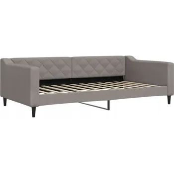 Pohovka Rozkládací pohovka 2v1, taupe (šedohnědá), 223 x 110 x 67 cm, s pěnovou výplní