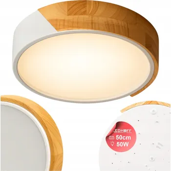 Stropní Svítidlo kulatý Ledhoff 50 x 6 cm bílý