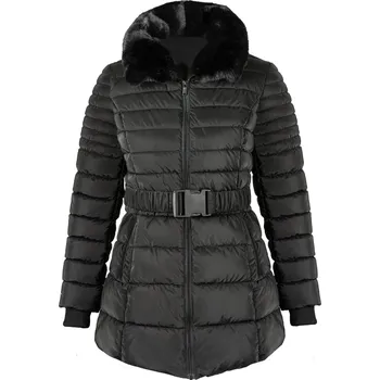 Dámský kabát Captain Mike dámský kabát černý klasický bez kapuce velikost XL