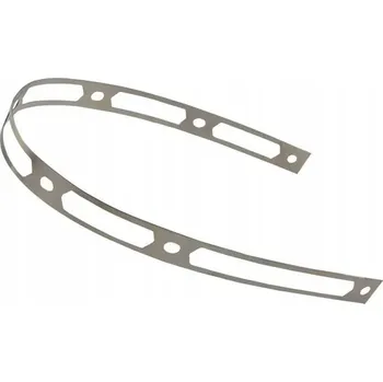 Výfuk pro motocykl Objímka/Páska na tlumič výfuku Akrapovič Titanová P-TT82