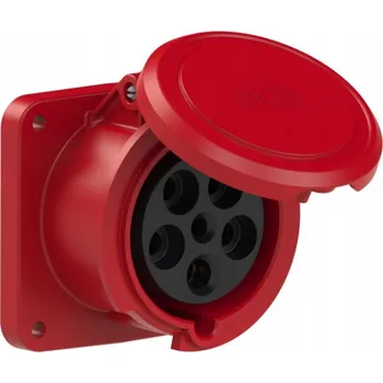Elektrická zásuvka Elektrická Zásuvka hermetická Pce červená