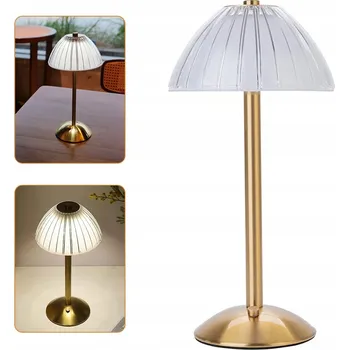 Lampička LED STOLNÍ LAMPA NOČNÍ DOTYKOVÁ S BATERIÍ 1200MAH USB DEKORAČNÍ