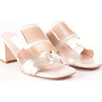 Dámské pantofle EPICA dámské pantofle béžové se zlatou sponou