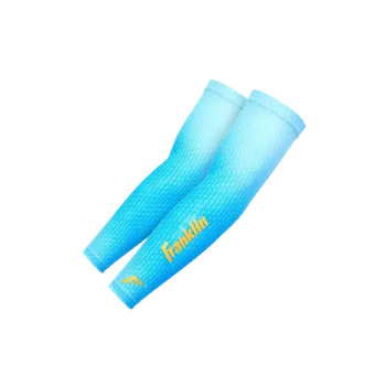 Chránič hrudi na baseball a softball Kompresní návlek na ruku FRANKLIN - Carolina Blue - dospělý S/M